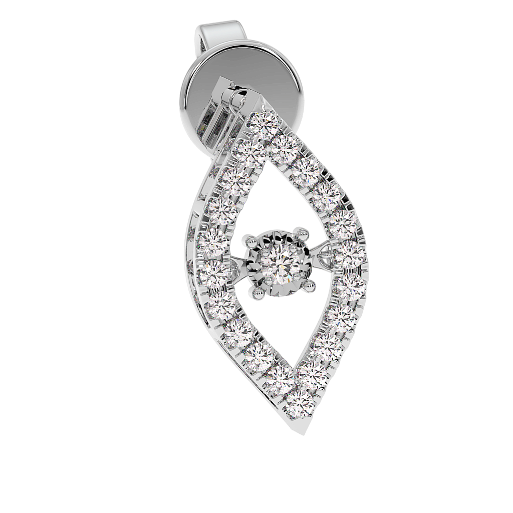18K Gold Dancing Diamonds Earrings
