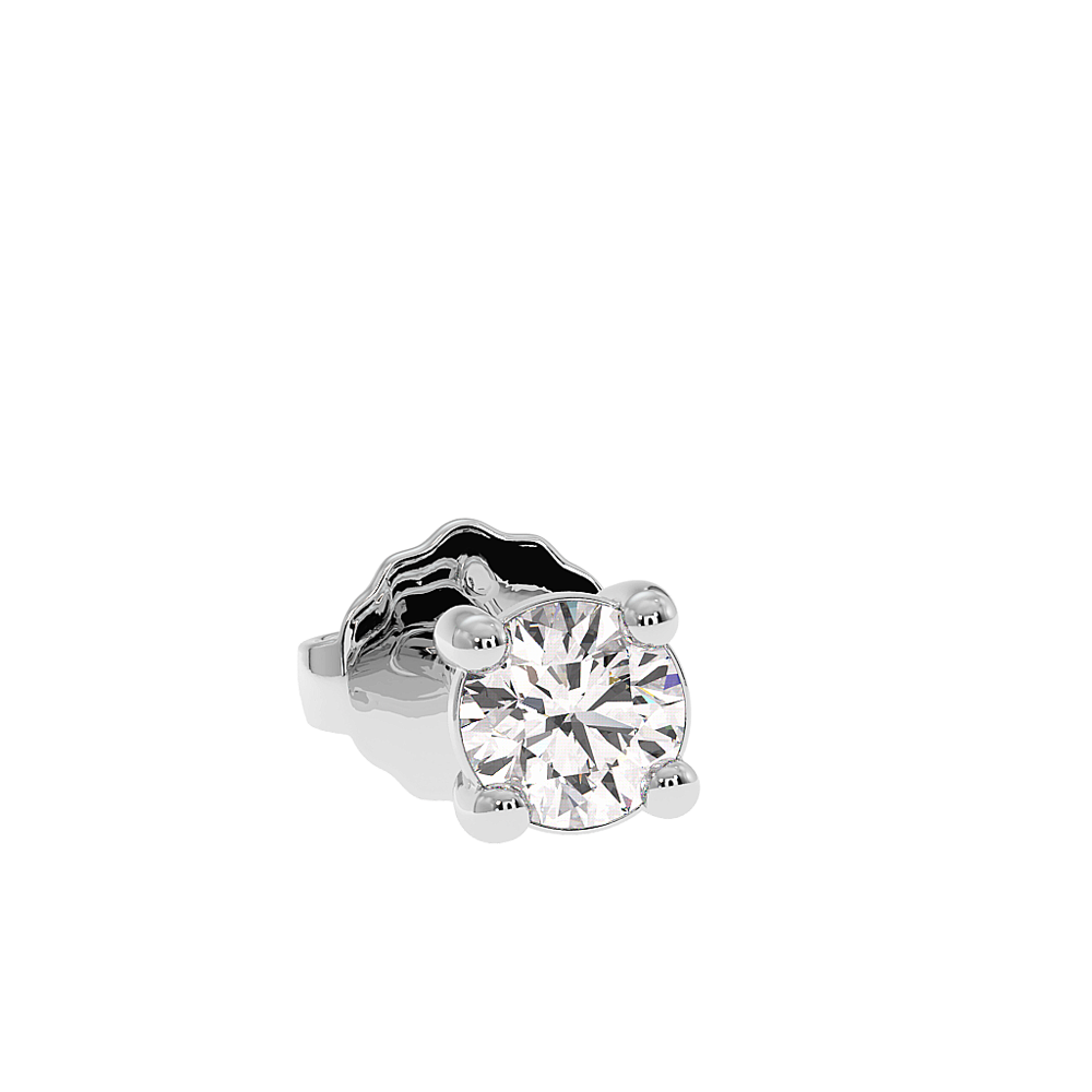 18K Gold Diamond Earrings