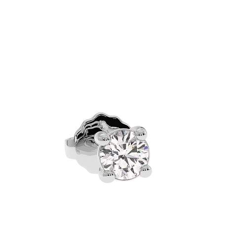 18K Gold Diamond Earrings