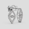 18K Gold Dancing Diamonds Earrings