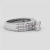 18K Gold Princess Cut Solitaire Diamond Ring