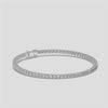 18K Gold Diamond Tennis Bracelet – Classic Round Setting