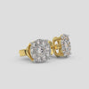 18K Gold Diamond Earrings