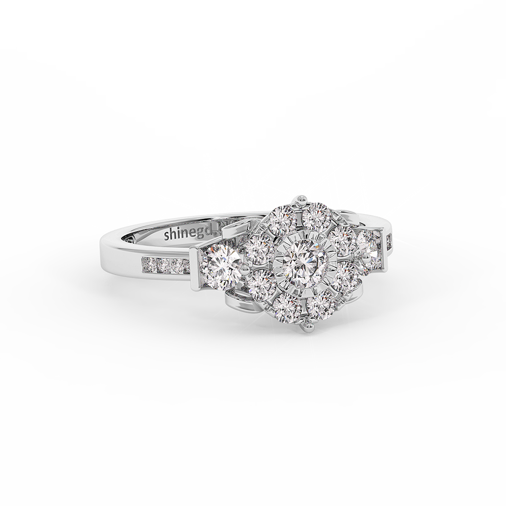 18K Gold Diamond Ring