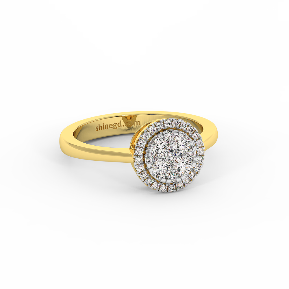 18K Gold Diamond Ring