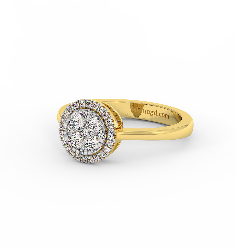 18K Gold Diamond Ring