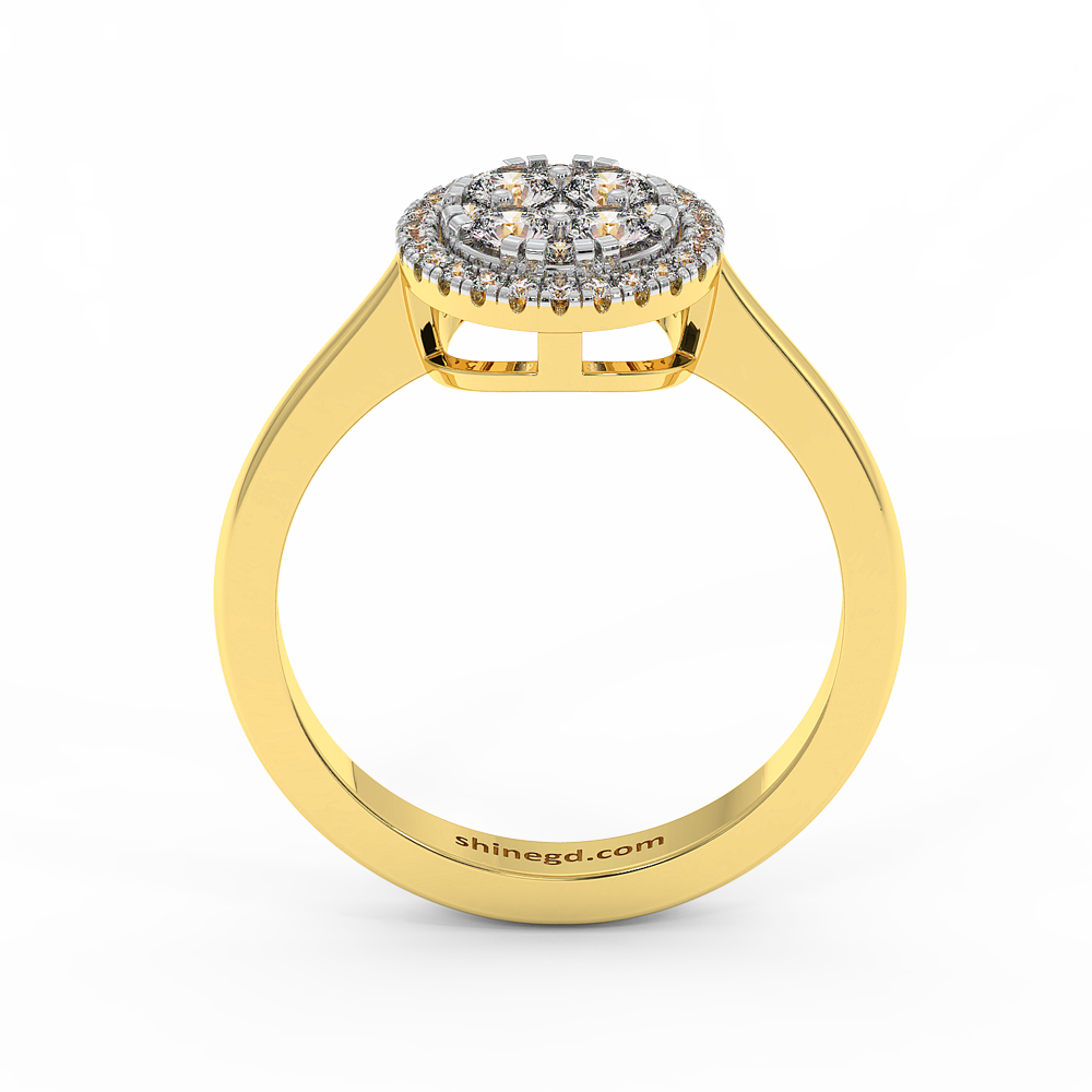 18K Gold Diamond Ring