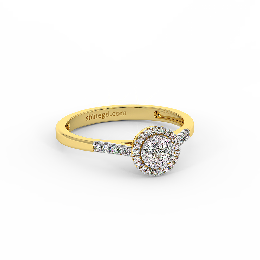 18K Gold Diamond Ring