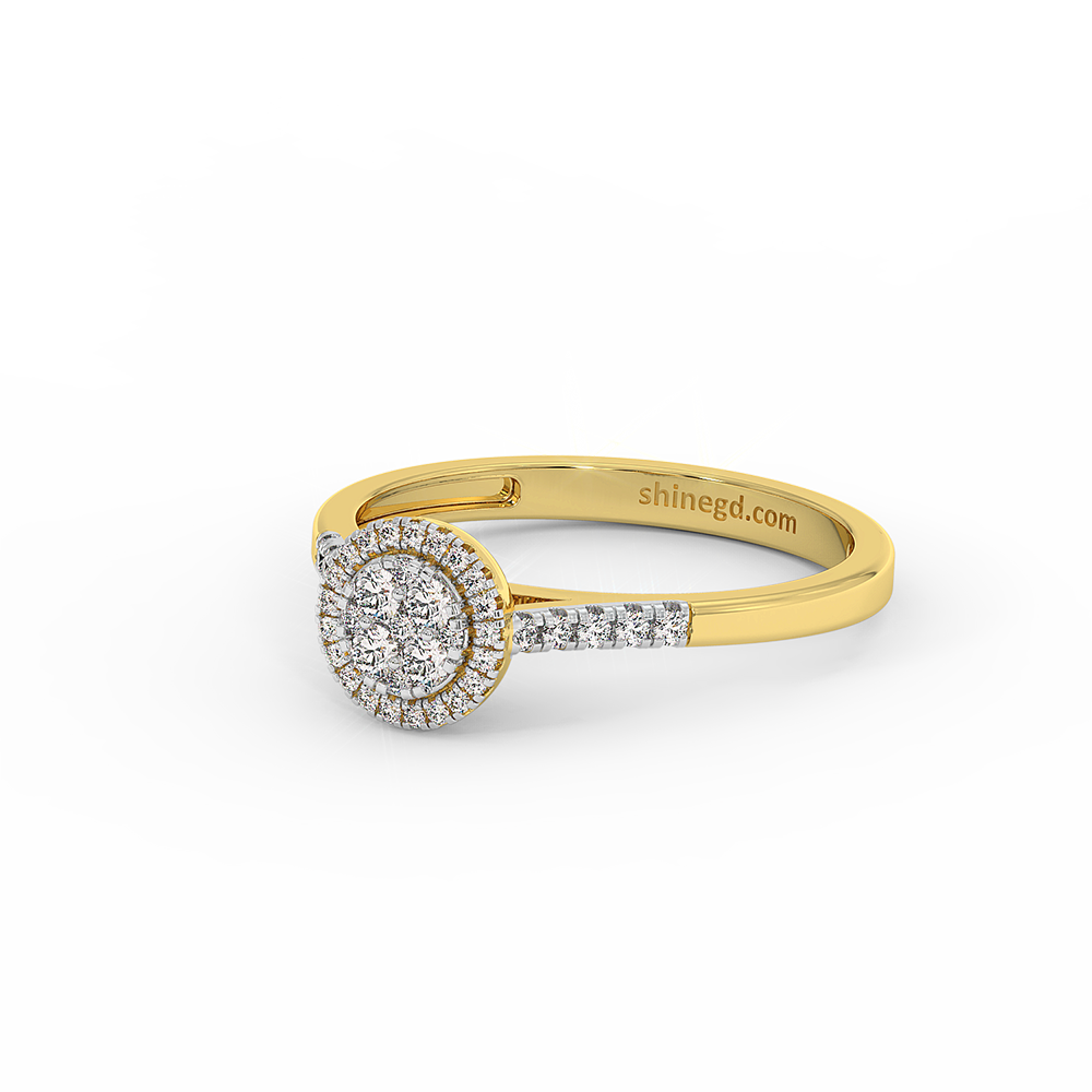 18K Gold Diamond Ring