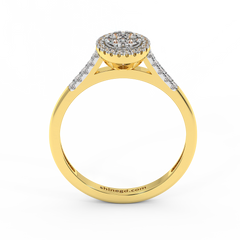 18K Gold Diamond Ring