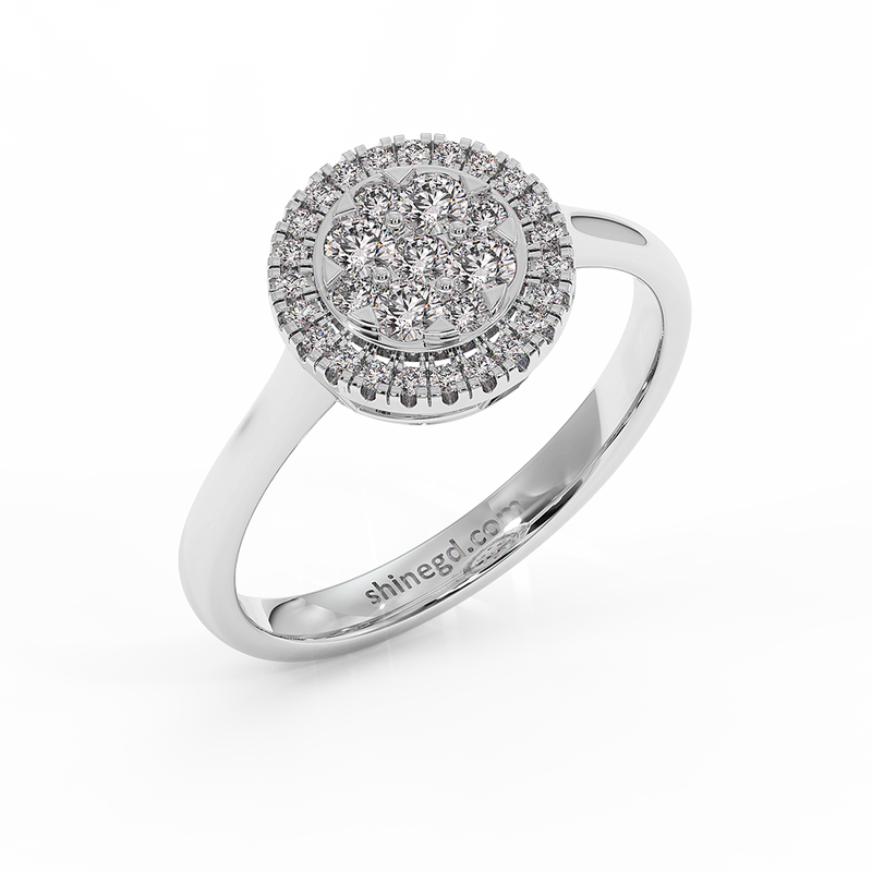 18K Gold Diamond Ring