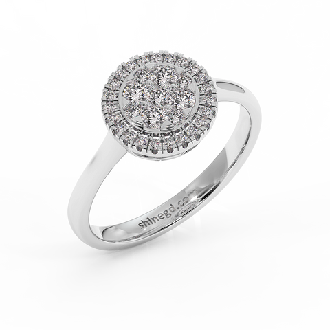 18K Gold Diamond Ring
