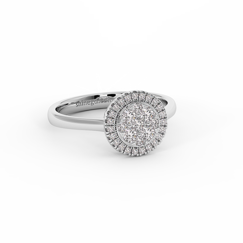 18K Gold Diamond Ring