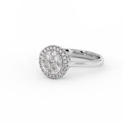 18K Gold Diamond Ring