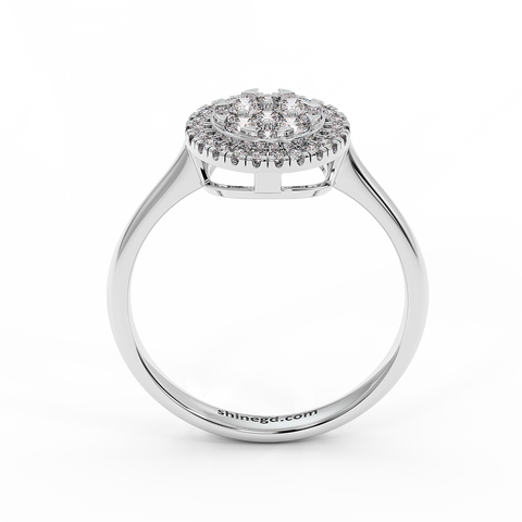 18K Gold Diamond Ring