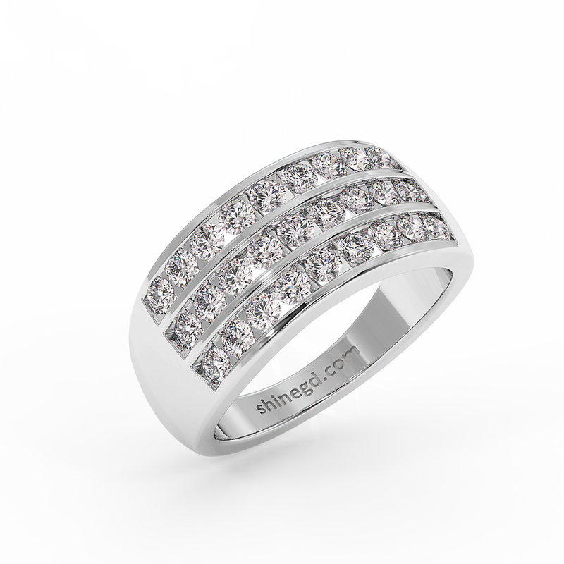 18K Gold Diamond Ring