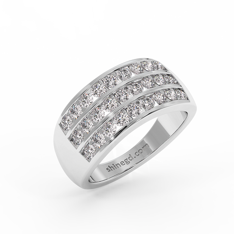 18K Gold Diamond Ring