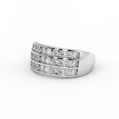 18K Gold Diamond Ring