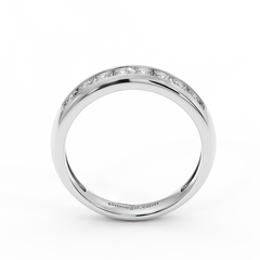 18K Gold Diamond Band Ring