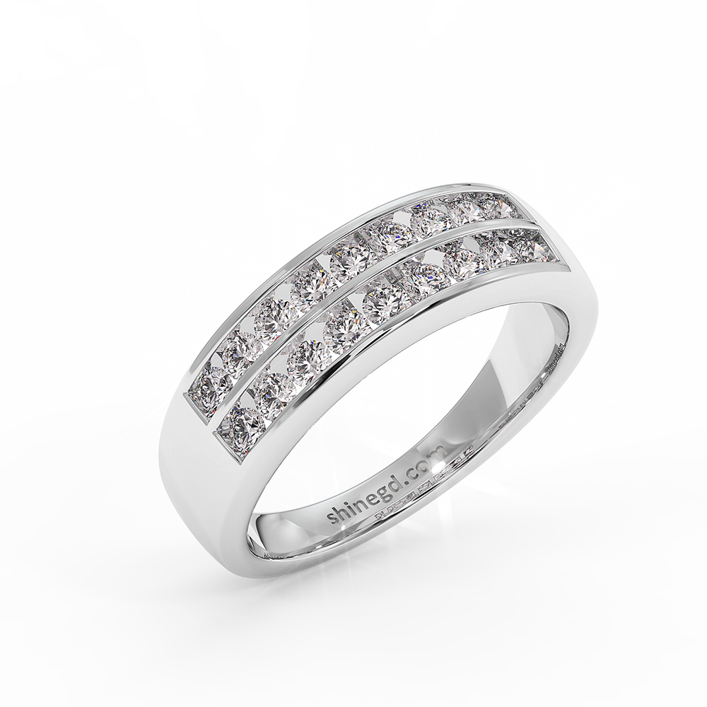 18K Gold Diamond Ring