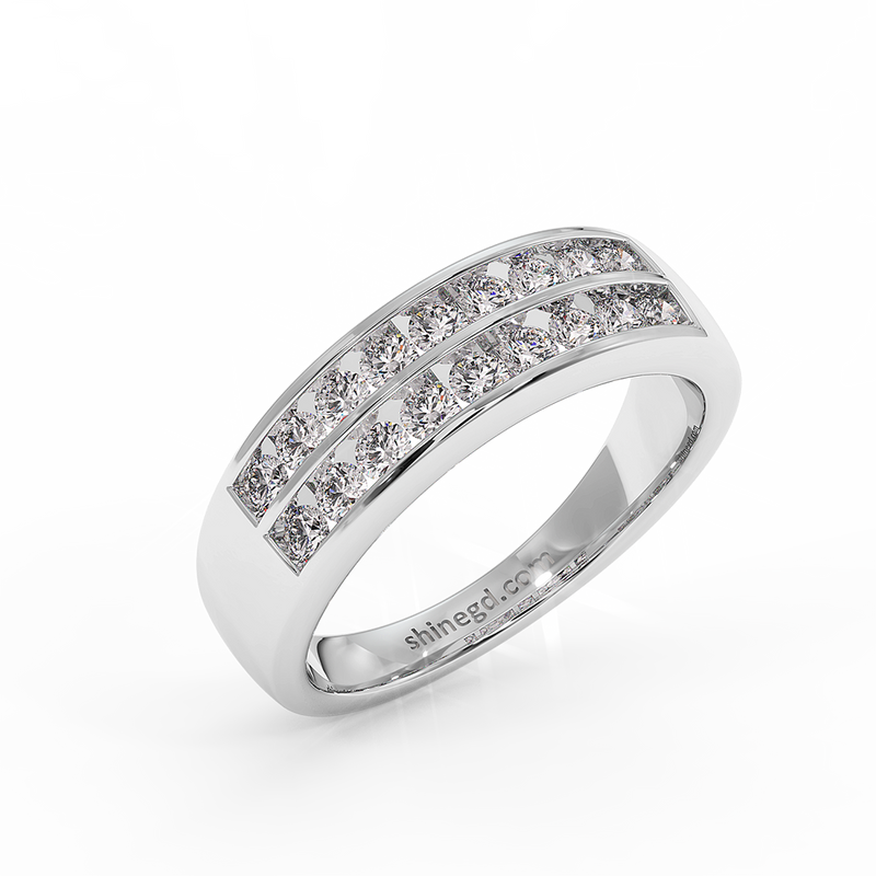 18K Gold Diamond Ring