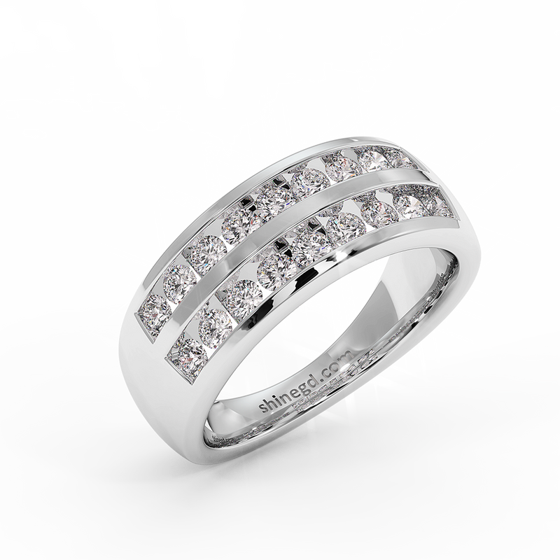 18K Gold Diamond Ring