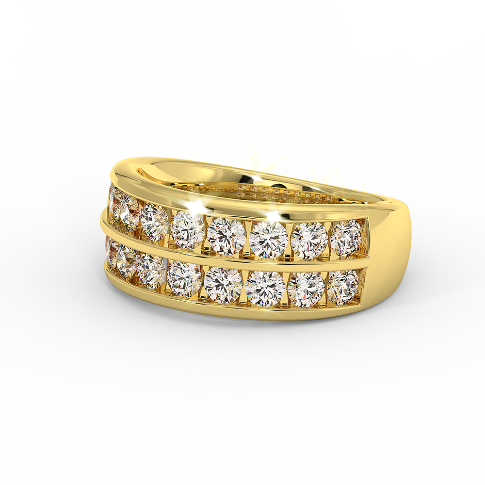 18K Gold Diamond Ring