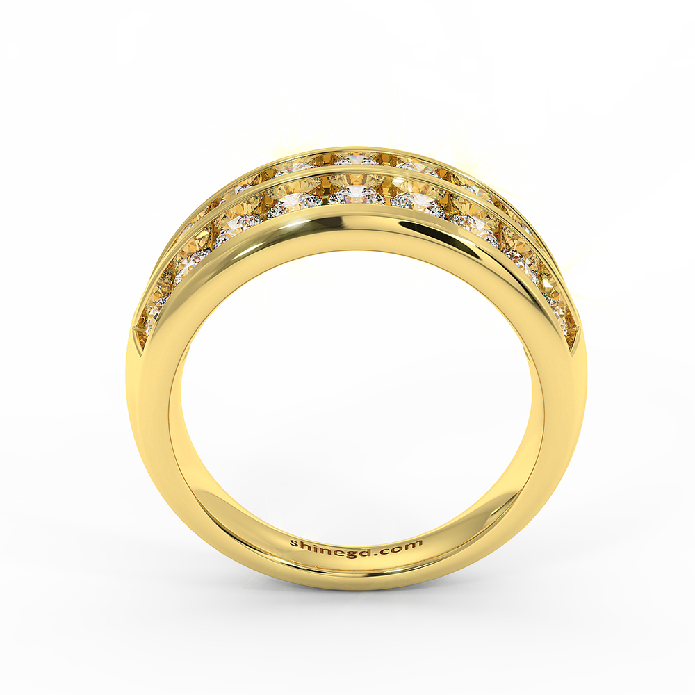 18K Gold Diamond Ring