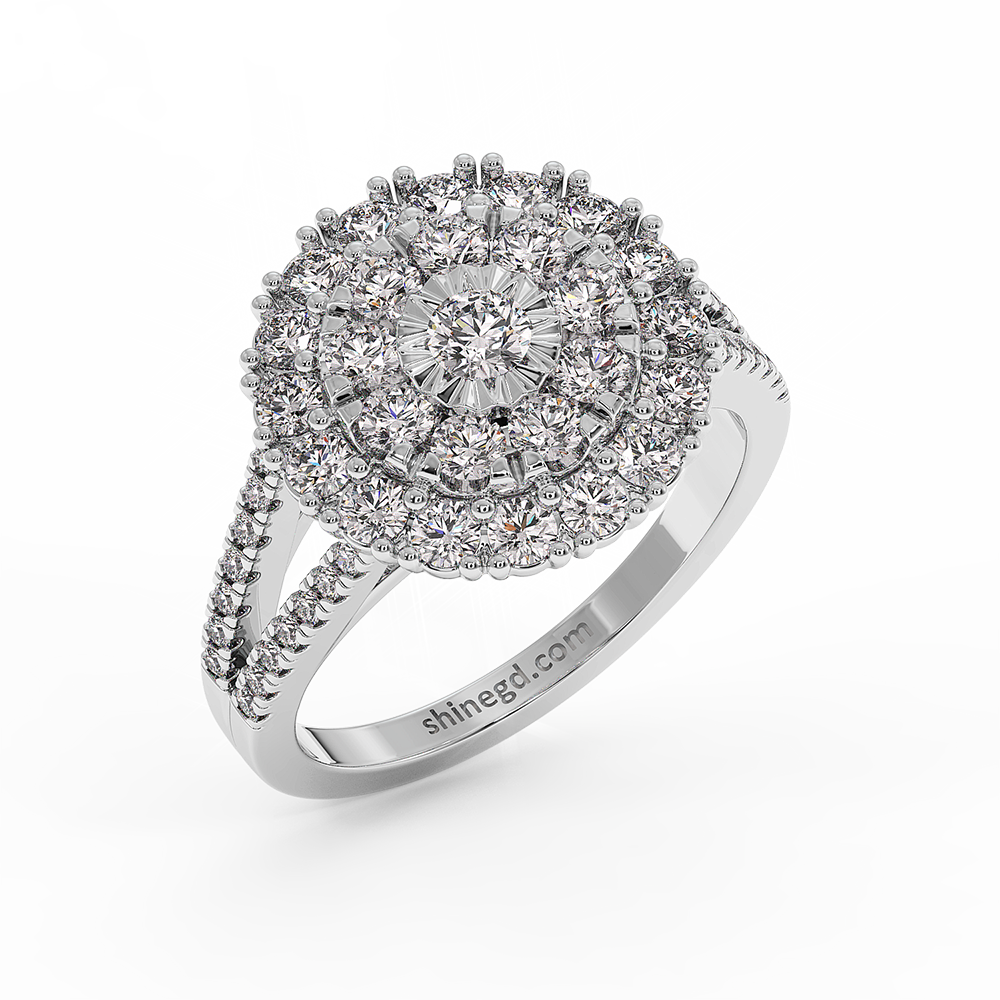 18K Gold Diamond Ring