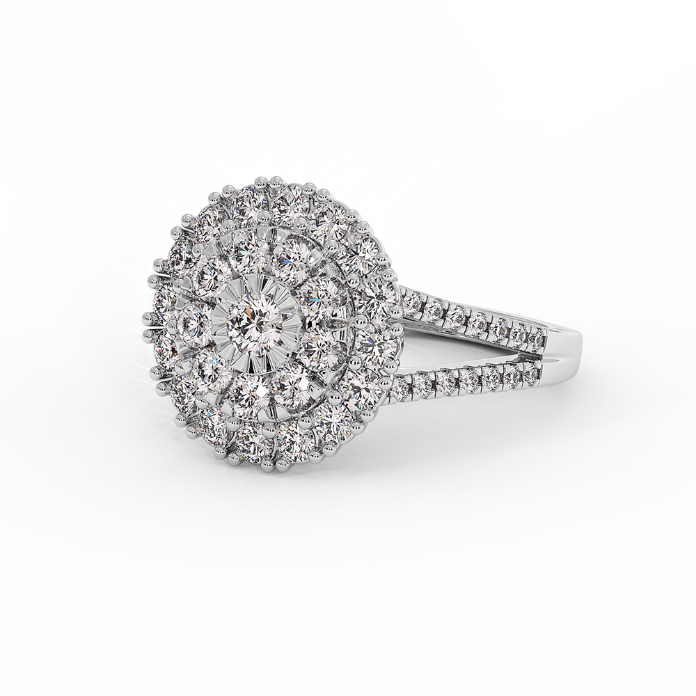18K Gold Diamond Ring