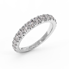 18K White Gold Prong Set Diamond Ring