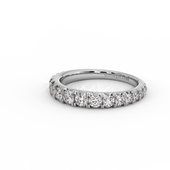 18K White Gold Prong Set Diamond Ring