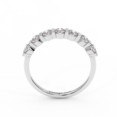 18K Gold Stackable Diamond Ring