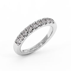 18K Gold Stackable Round  Diamond Ring