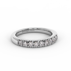 18K Gold Stackable Round  Diamond Ring