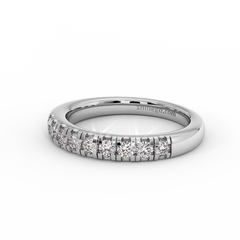 18K Gold Stackable Round  Diamond Ring