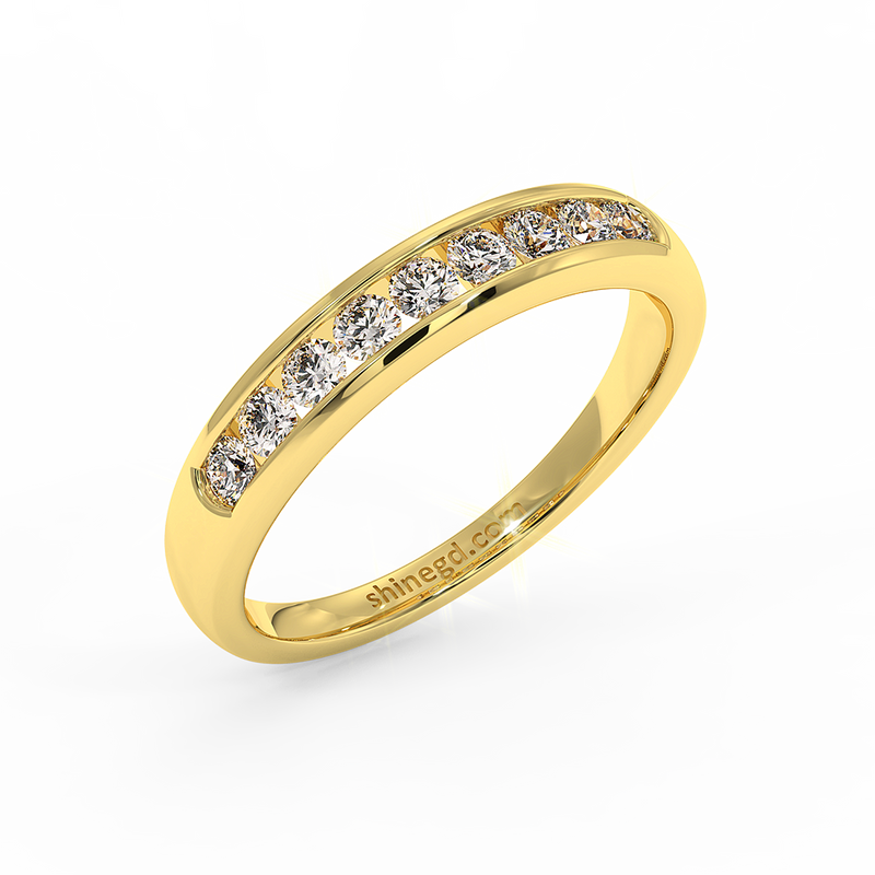 18K Gold Diamond Ring