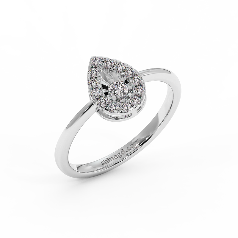 18K Gold Diamond Ring