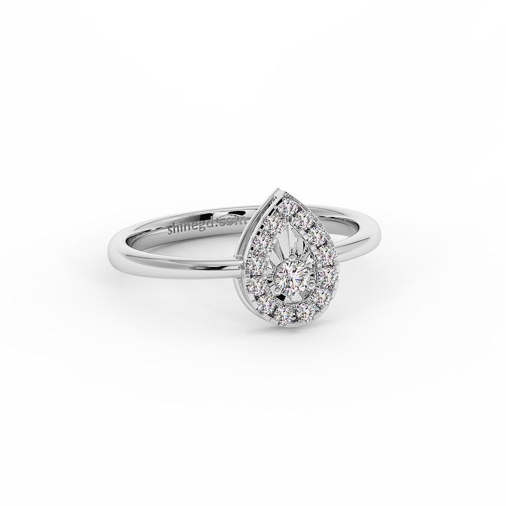18K Gold Diamond Ring