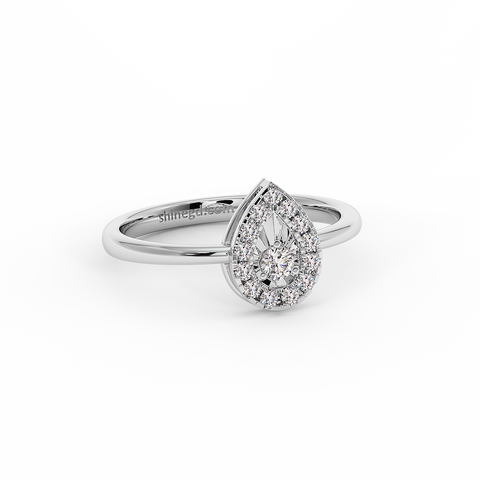 18K Gold Diamond Ring