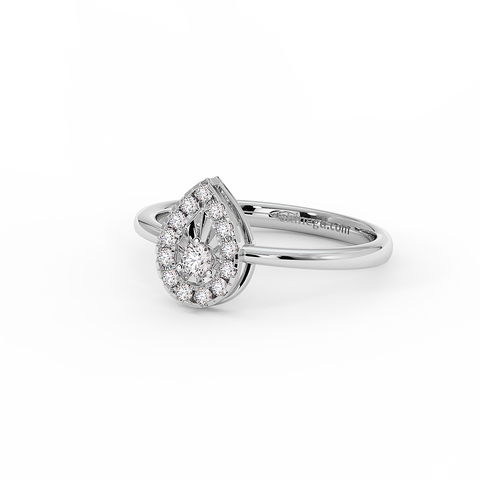 18K Gold Diamond Ring