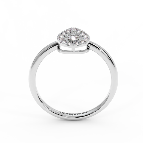18K Gold Diamond Ring