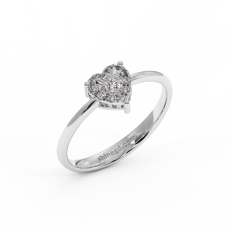 18K Gold Diamond Ring
