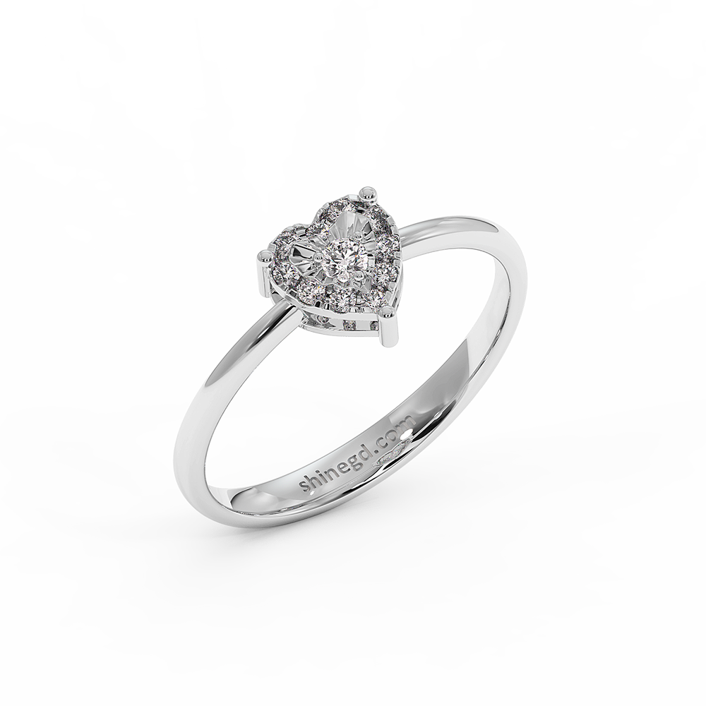 18K Gold Diamond Ring