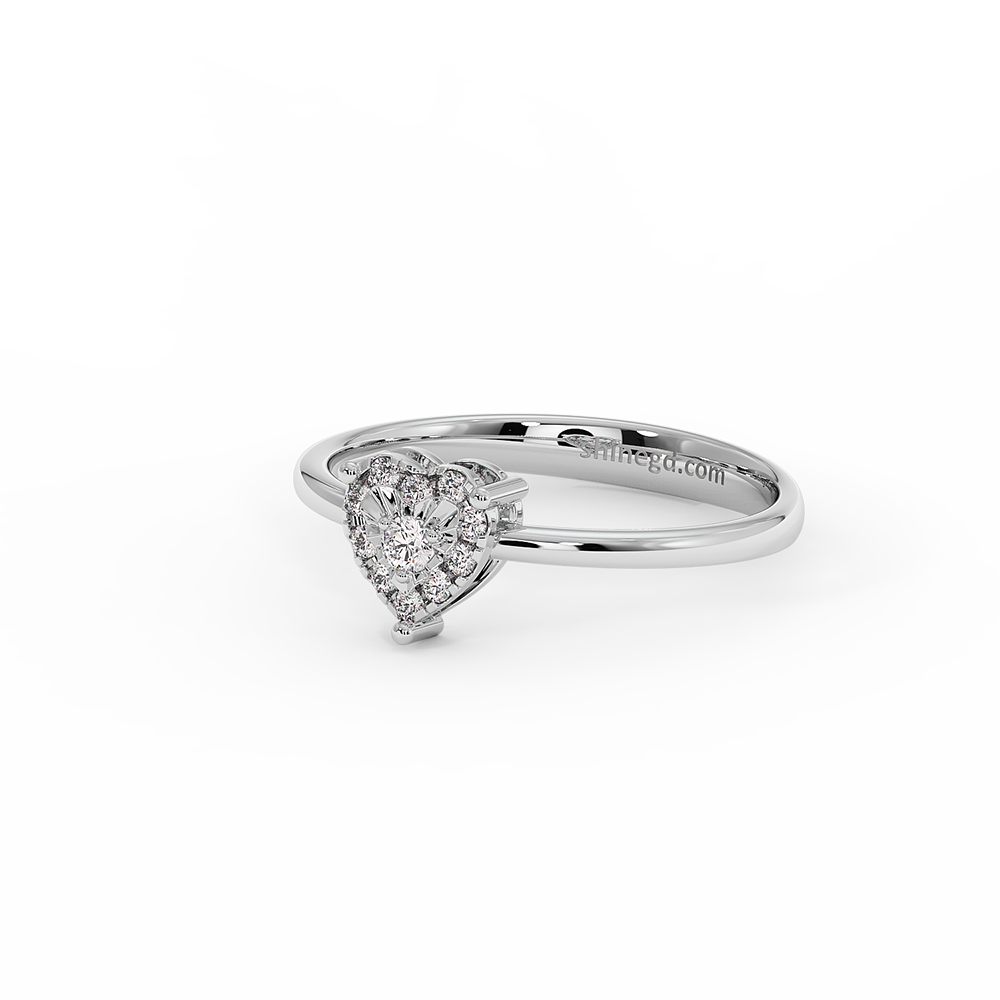 18K Gold Diamond Ring