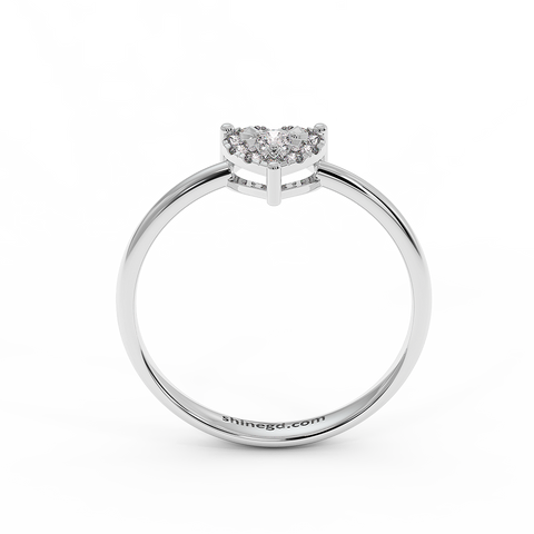 18K Gold Diamond Ring