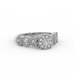 18K Gold Diamond Ring