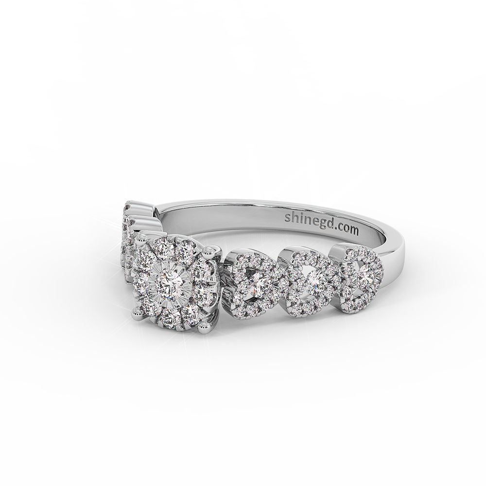 18K Gold Diamond Ring
