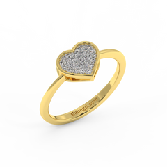 18K Gold Diamond Ring