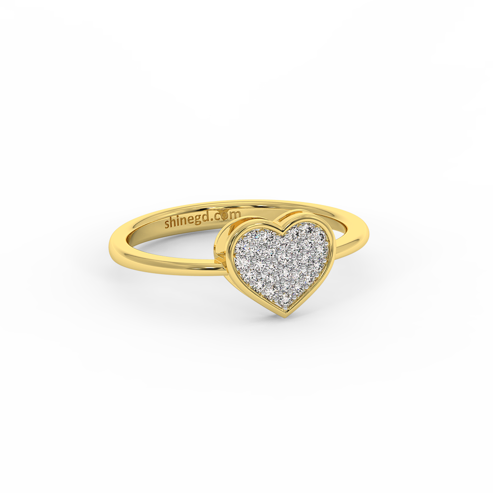 18K Gold Diamond Ring